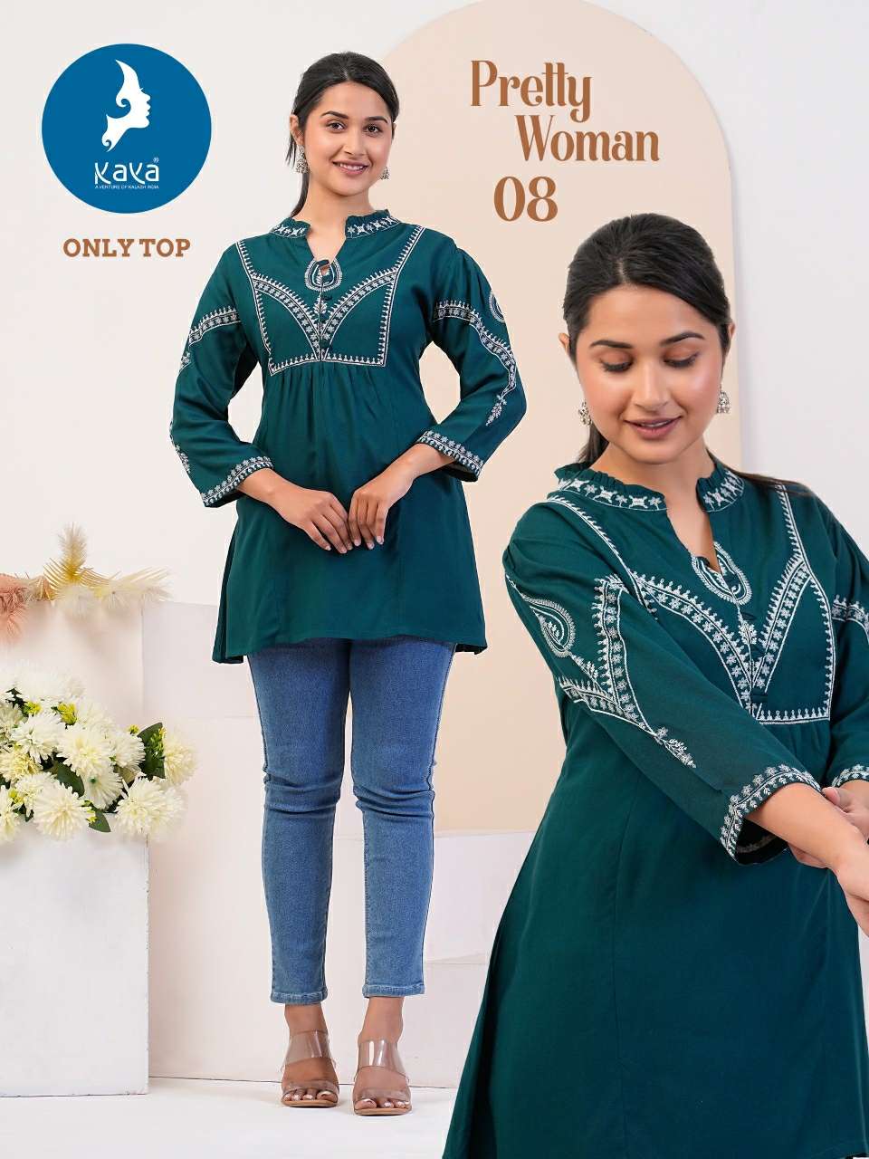 KAYA PRETTY WOMEN Kurti Wholesale catalog