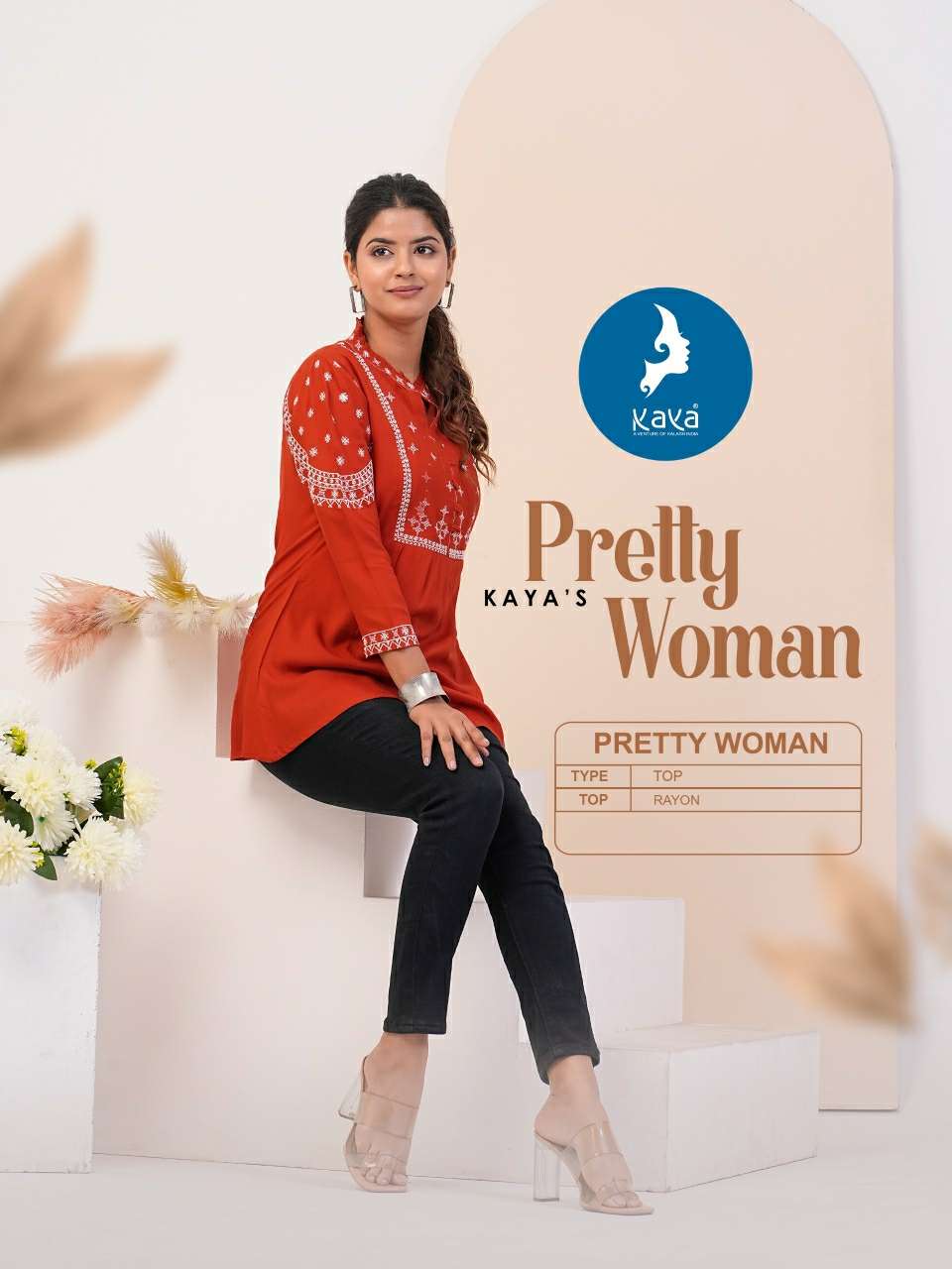 KAYA PRETTY WOMEN Kurti Wholesale catalog
