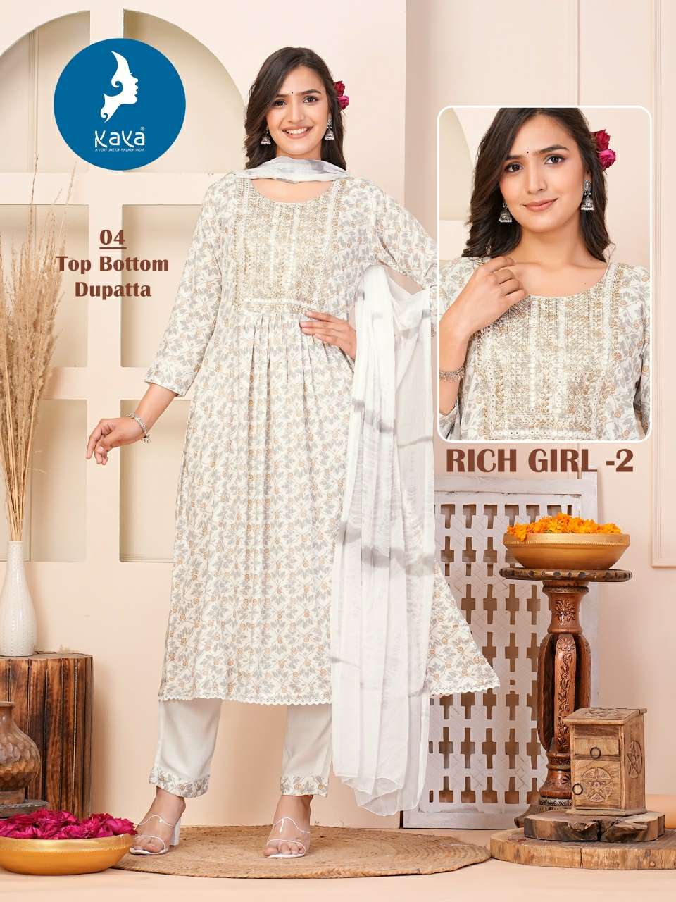 KAYA RICH GIRL 2 Kurti Wholesale catalog