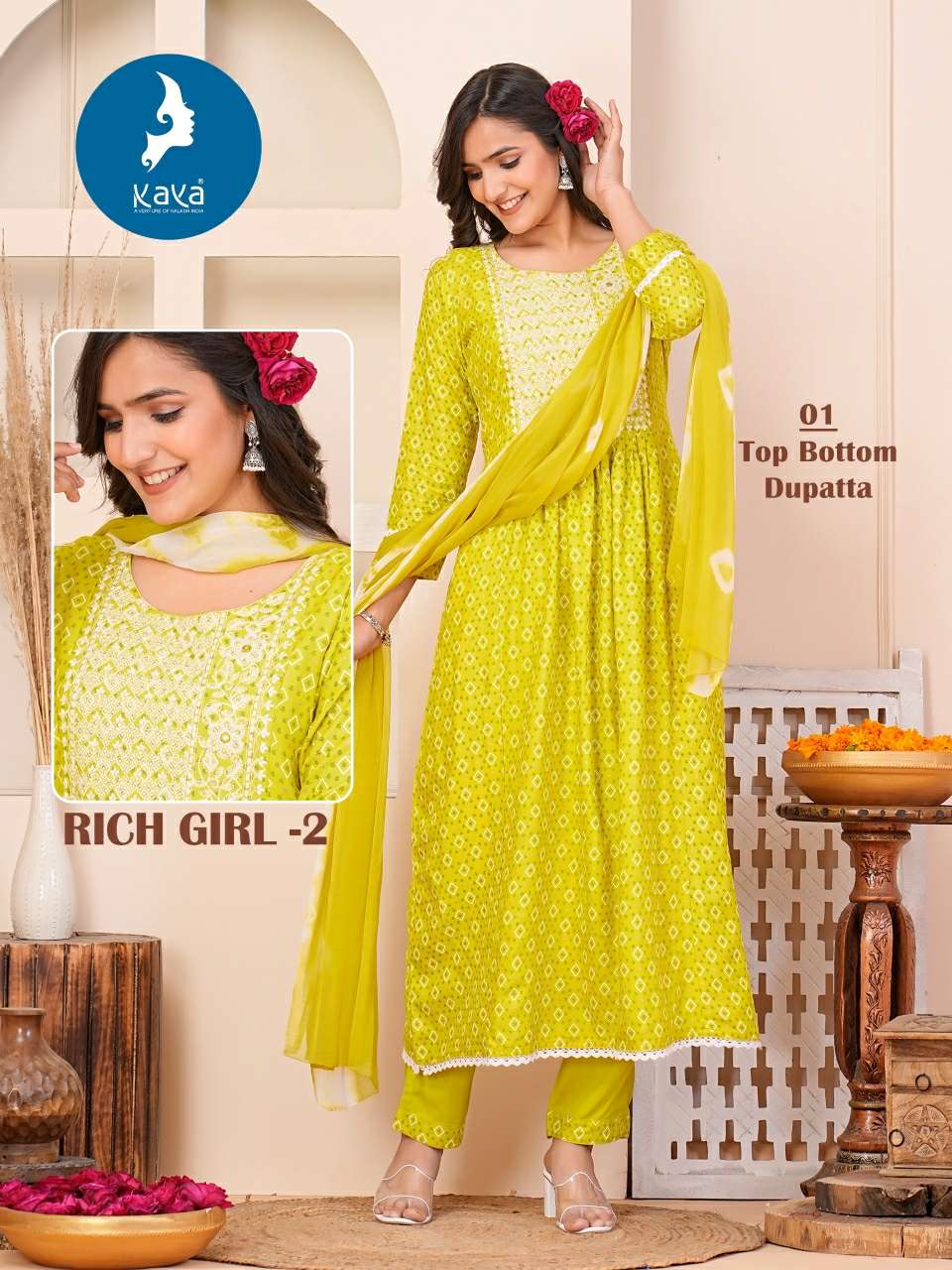 KAYA RICH GIRL 2 Kurti Wholesale catalog