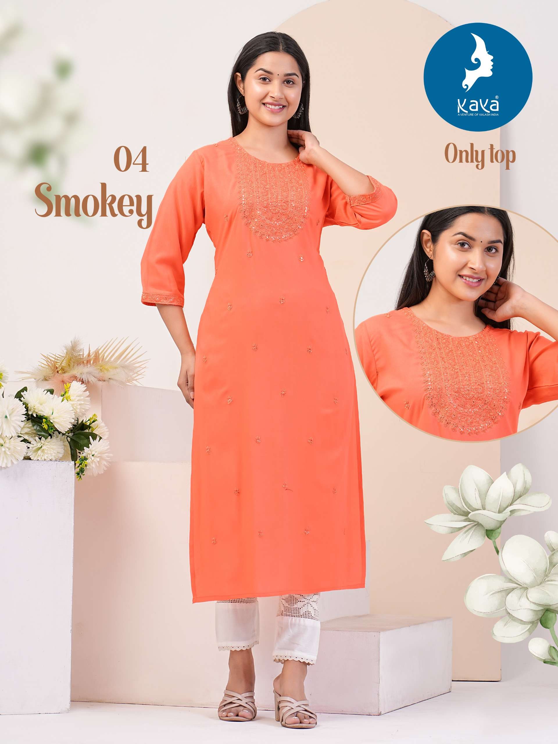 KAYA SMOKEY Kurti Wholesale catalog