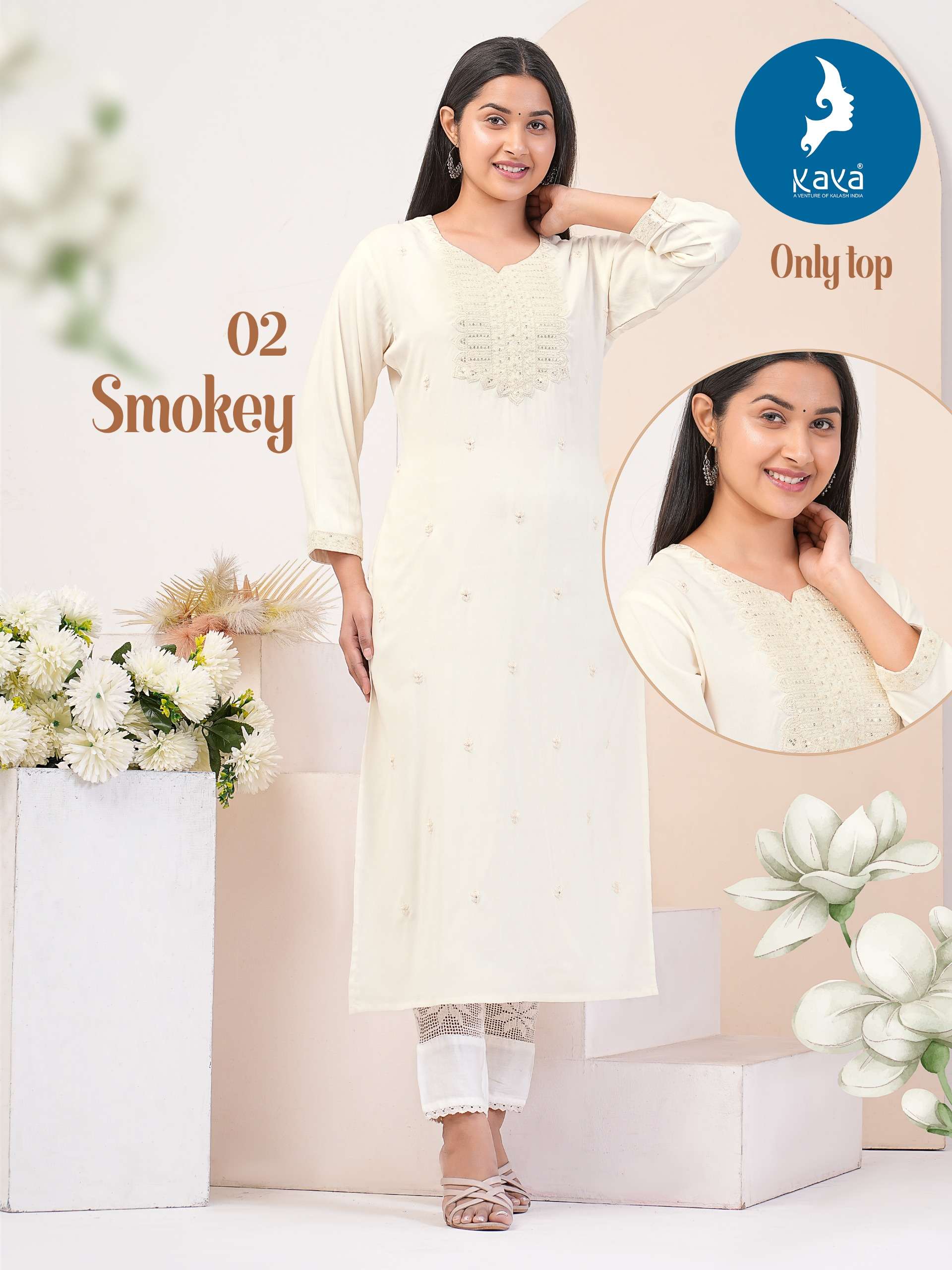 KAYA SMOKEY Kurti Wholesale catalog