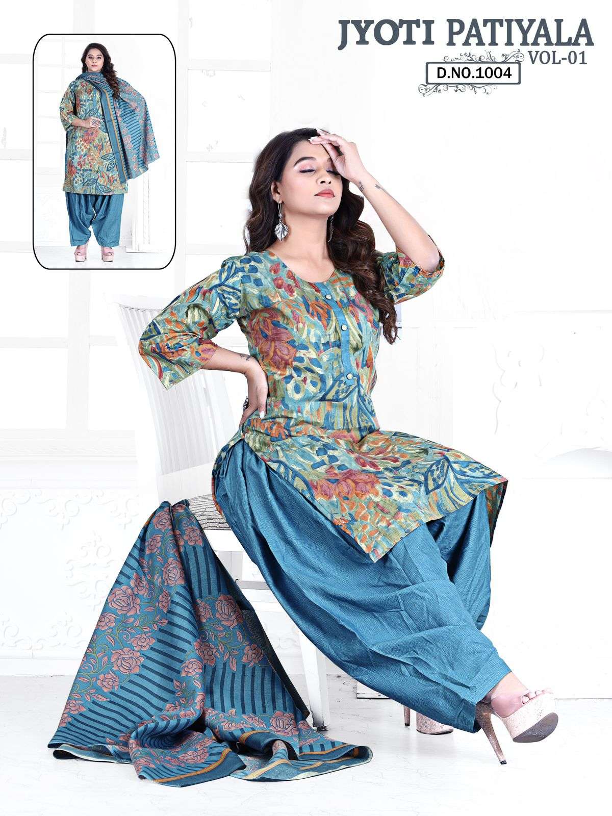 KCF JYOTI PATIYALA READYMADE VOL-1 Dress Materials Wholesale catalog