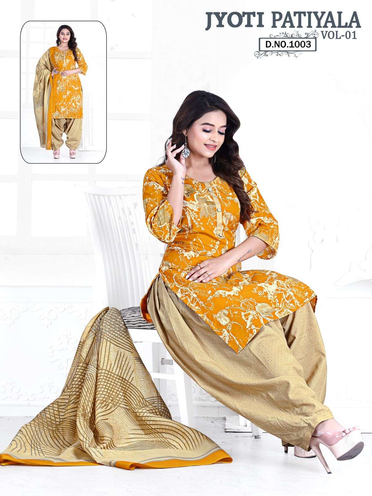 KCF JYOTI PATIYALA READYMADE VOL-1 Dress Materials Wholesale catalog