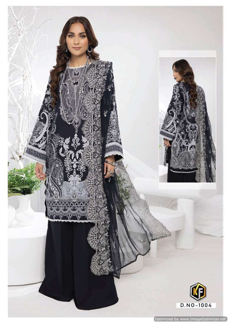 Keval Roha Black And White – Dress Material - Wholesale Catalog