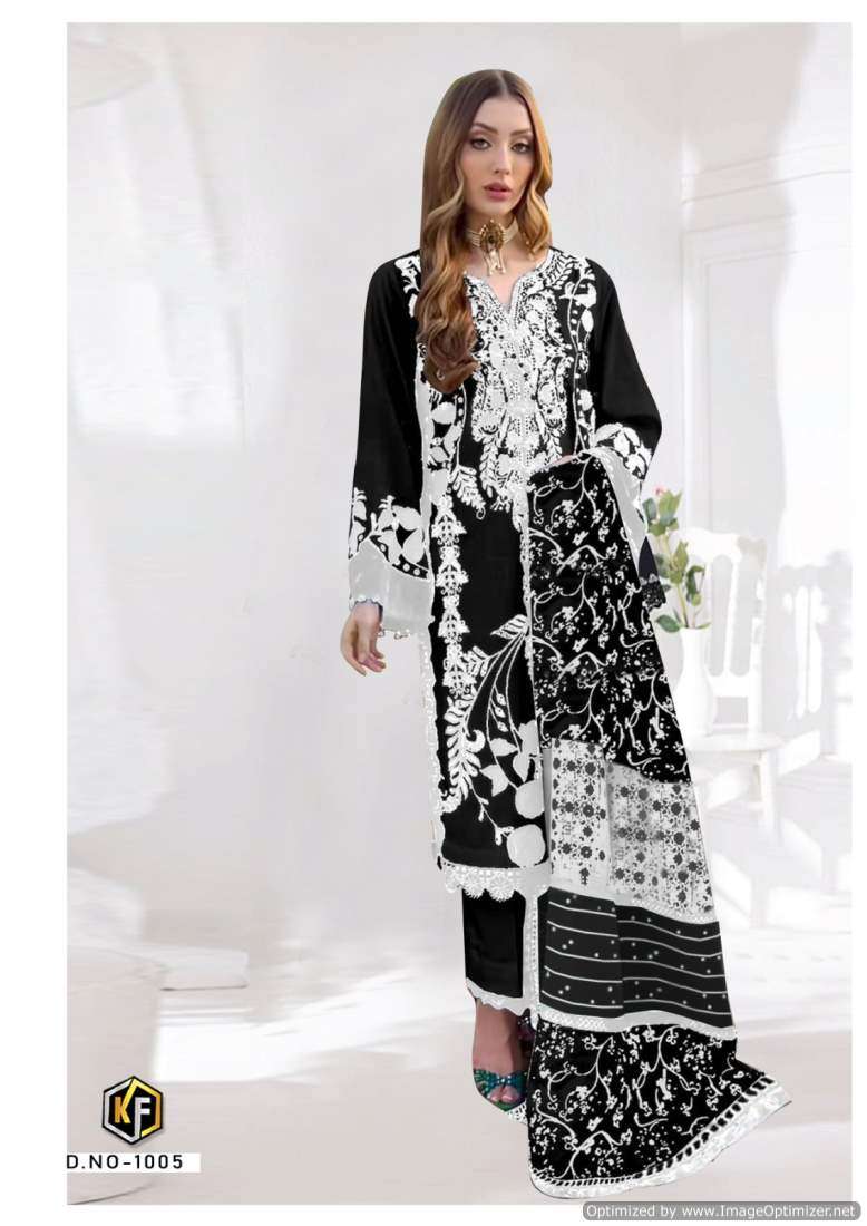 Keval Roha Black And White – Dress Material - Wholesale Catalog