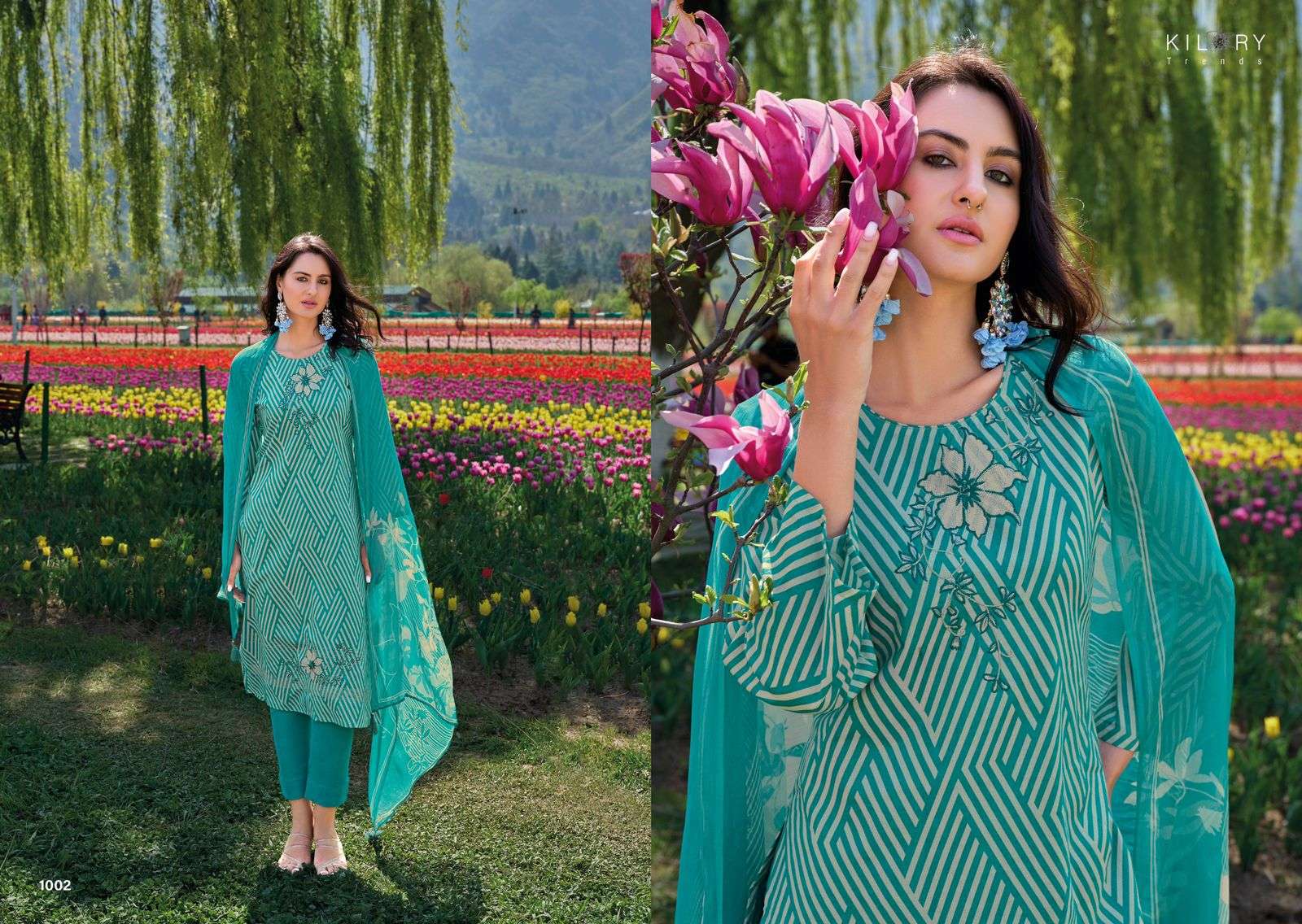 Kilory Elnaz Vol 2 Lawn Cotton Salwar Kameez Wholesale catalog