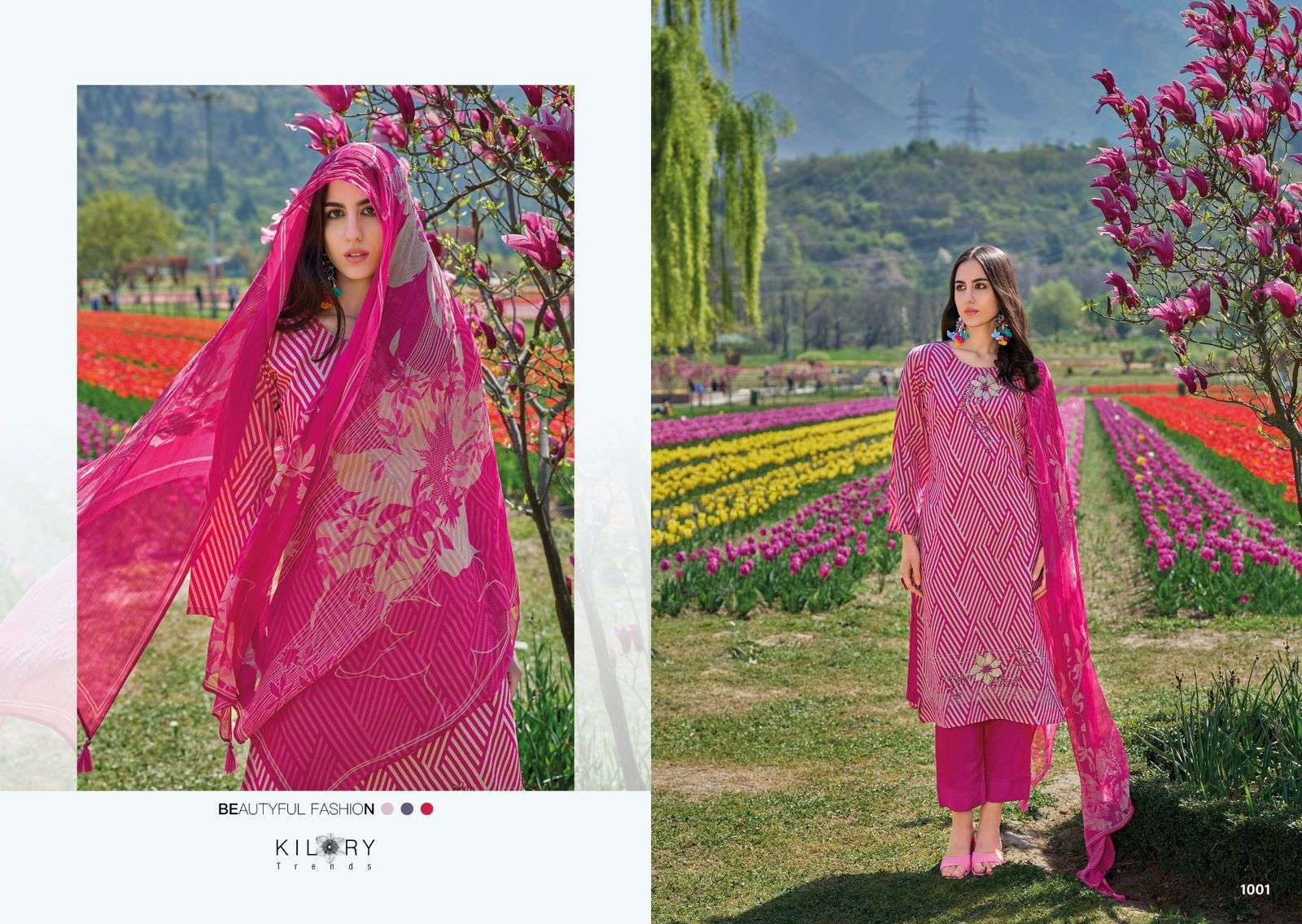 Kilory Elnaz Vol 2 Lawn Cotton Salwar Kameez Wholesale catalog
