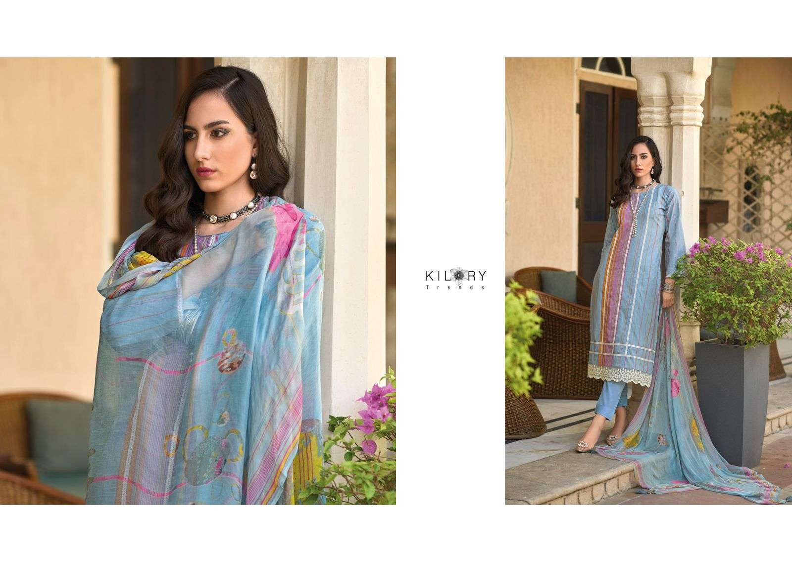 Kilory Legacy Of Summer Lawn Cotton Digital Printed Salwar Kameez Wholesale catalog