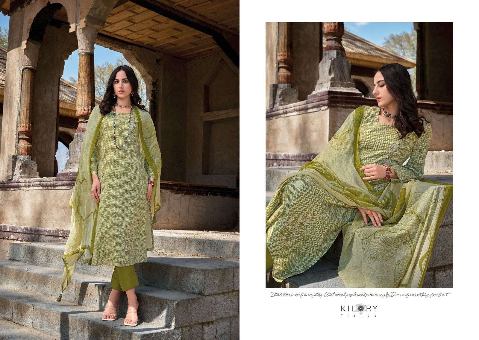 Kilory Safar Lawn Cotton Embroidery Salwar Kameez Wholesale catalog