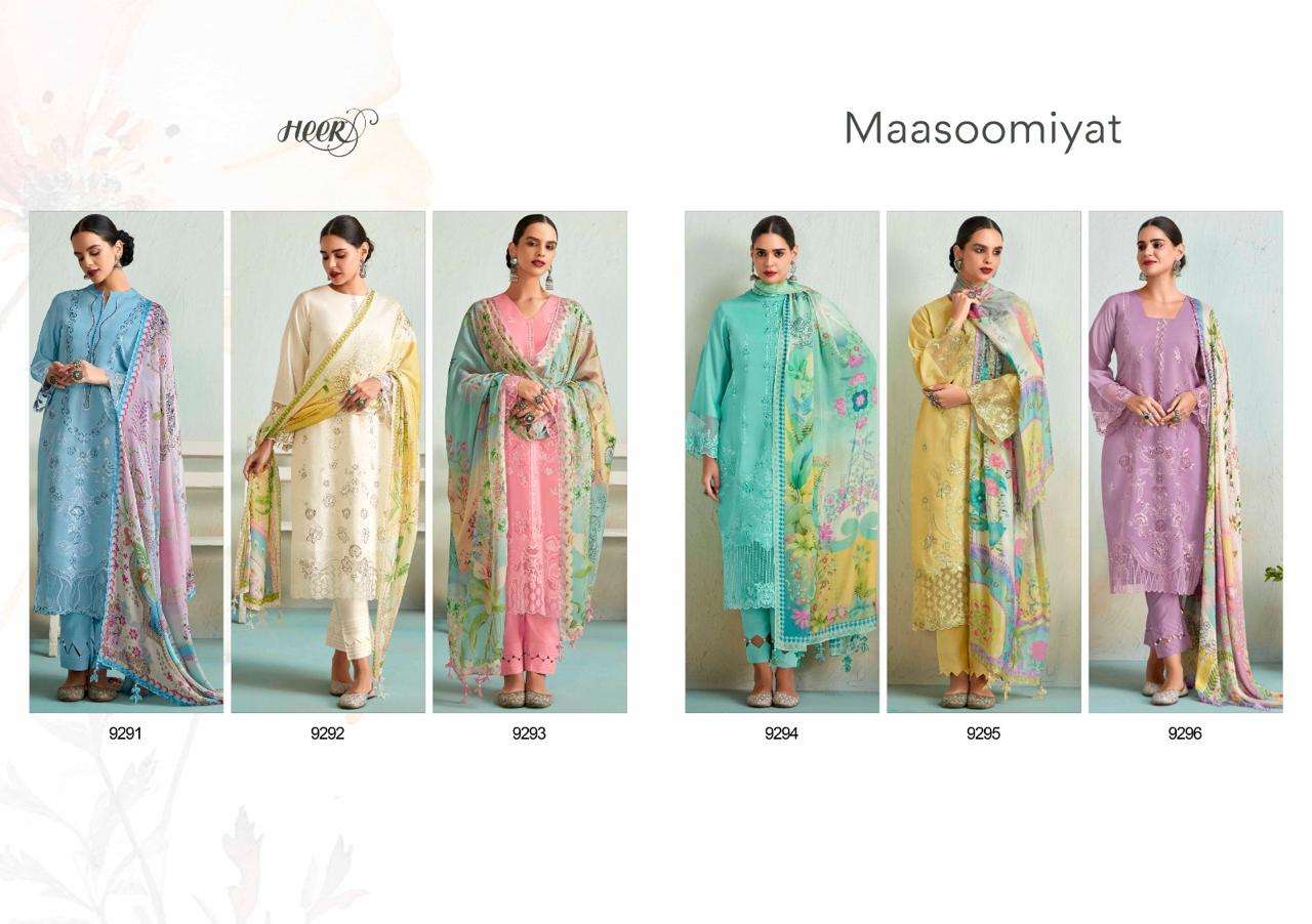 Kimora Heer Maasoomiyat Muslin Salwar Kameez Wholesale catalog