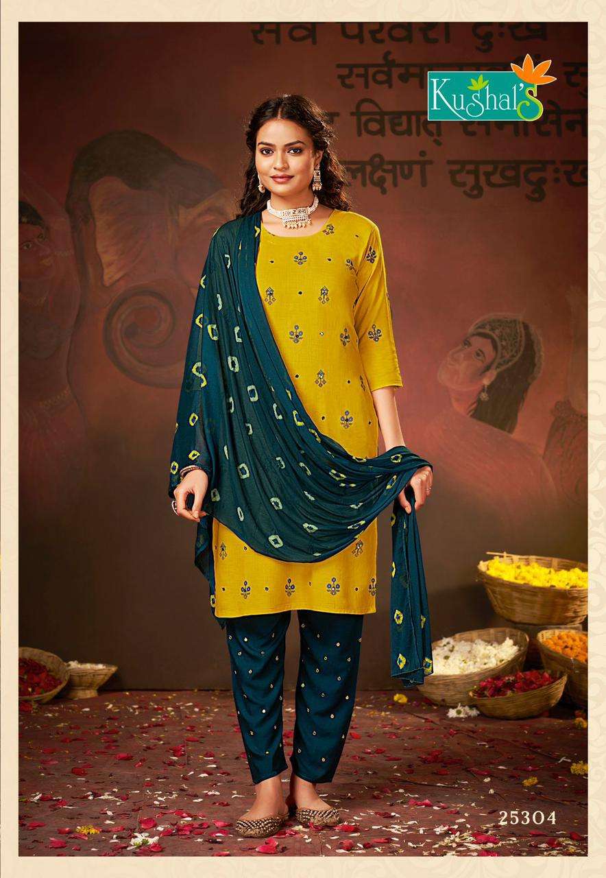 KUSHAL Honey gold -2 Kurti Wholesale catalog