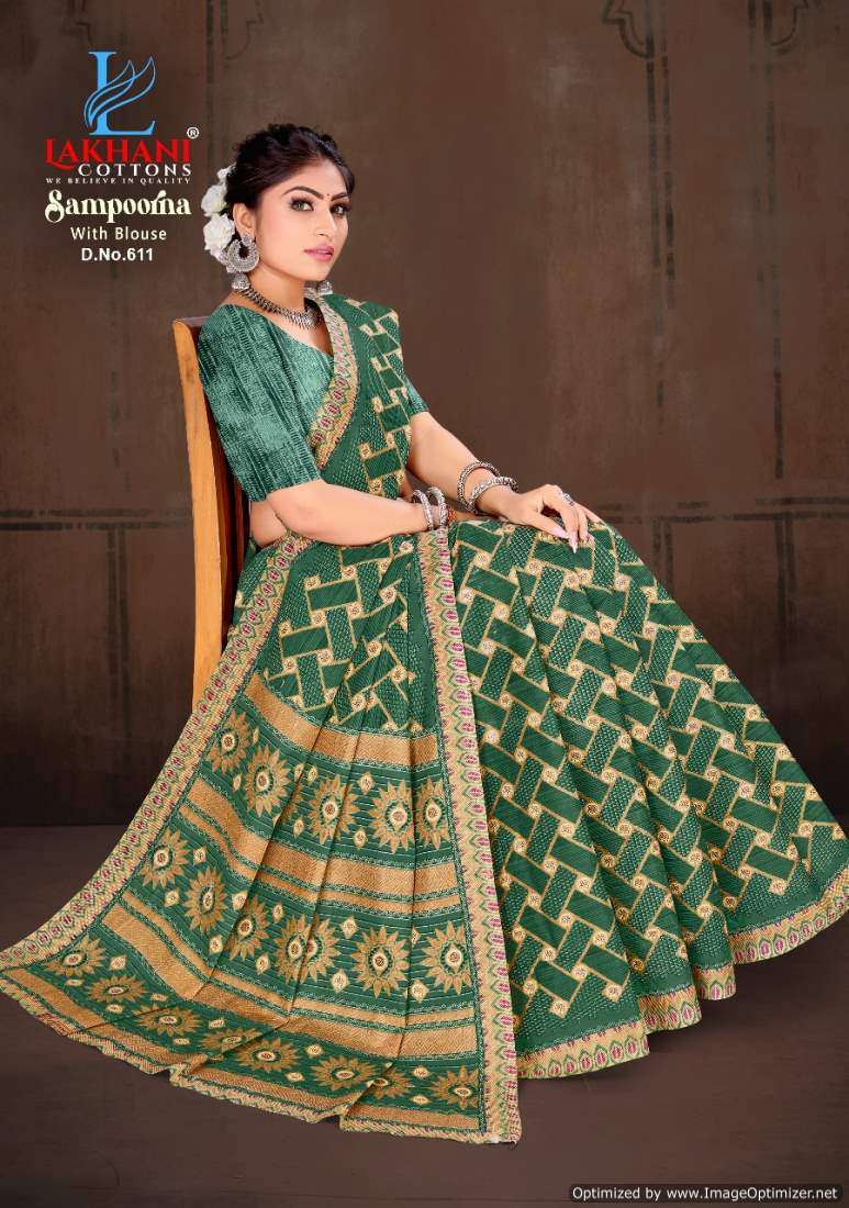 Lakhani Sampoorna Vol-6 – Cotton Sarees - Wholesale Catalog