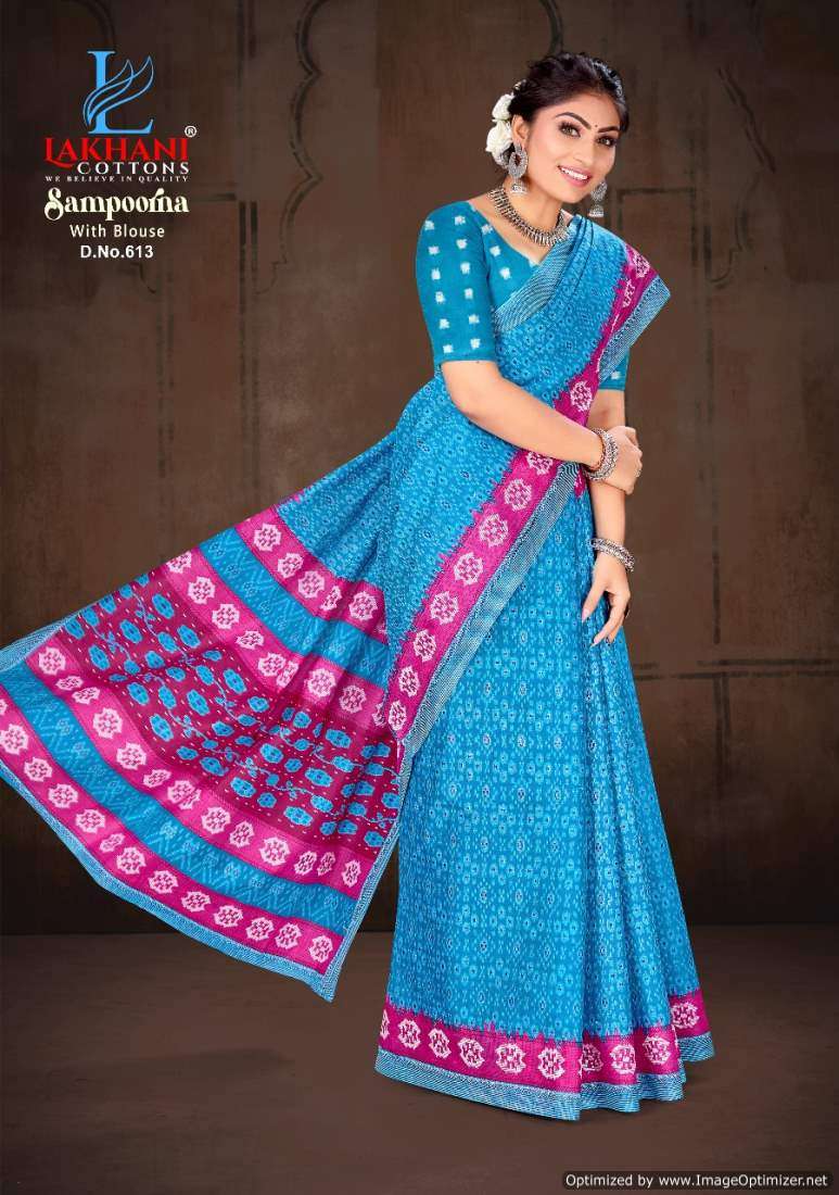 Lakhani Sampoorna Vol-6 – Cotton Sarees - Wholesale Catalog