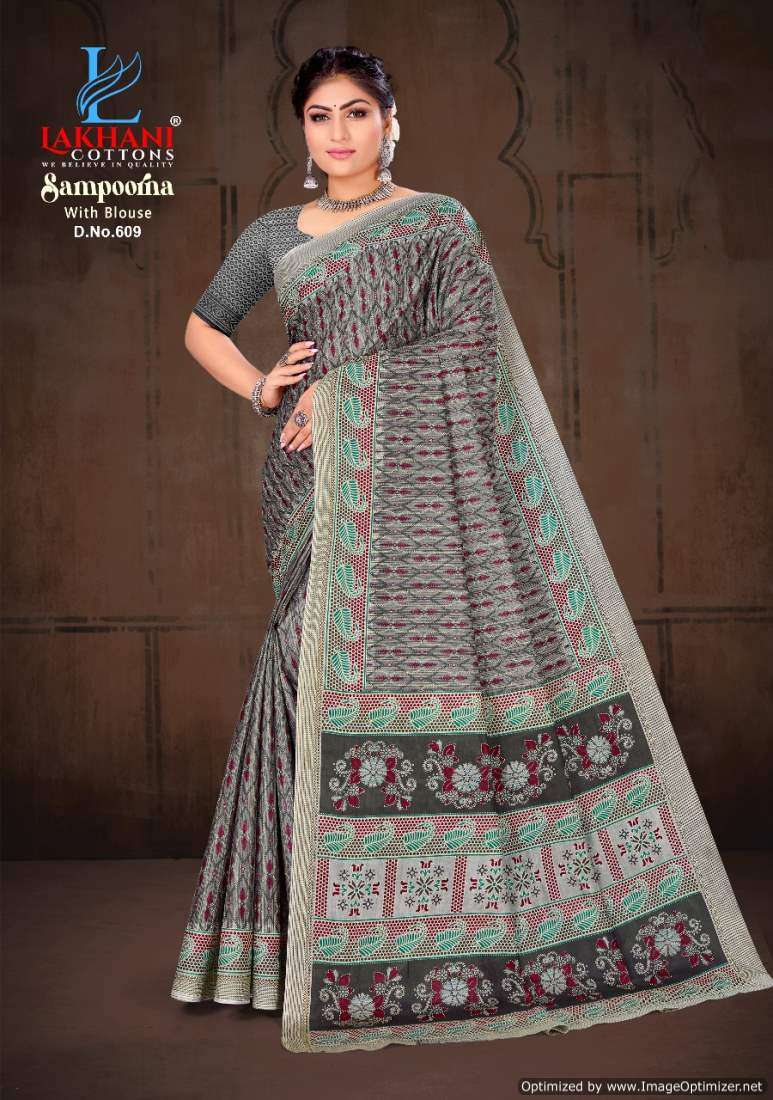 Lakhani Sampoorna Vol-6 – Cotton Sarees - Wholesale Catalog