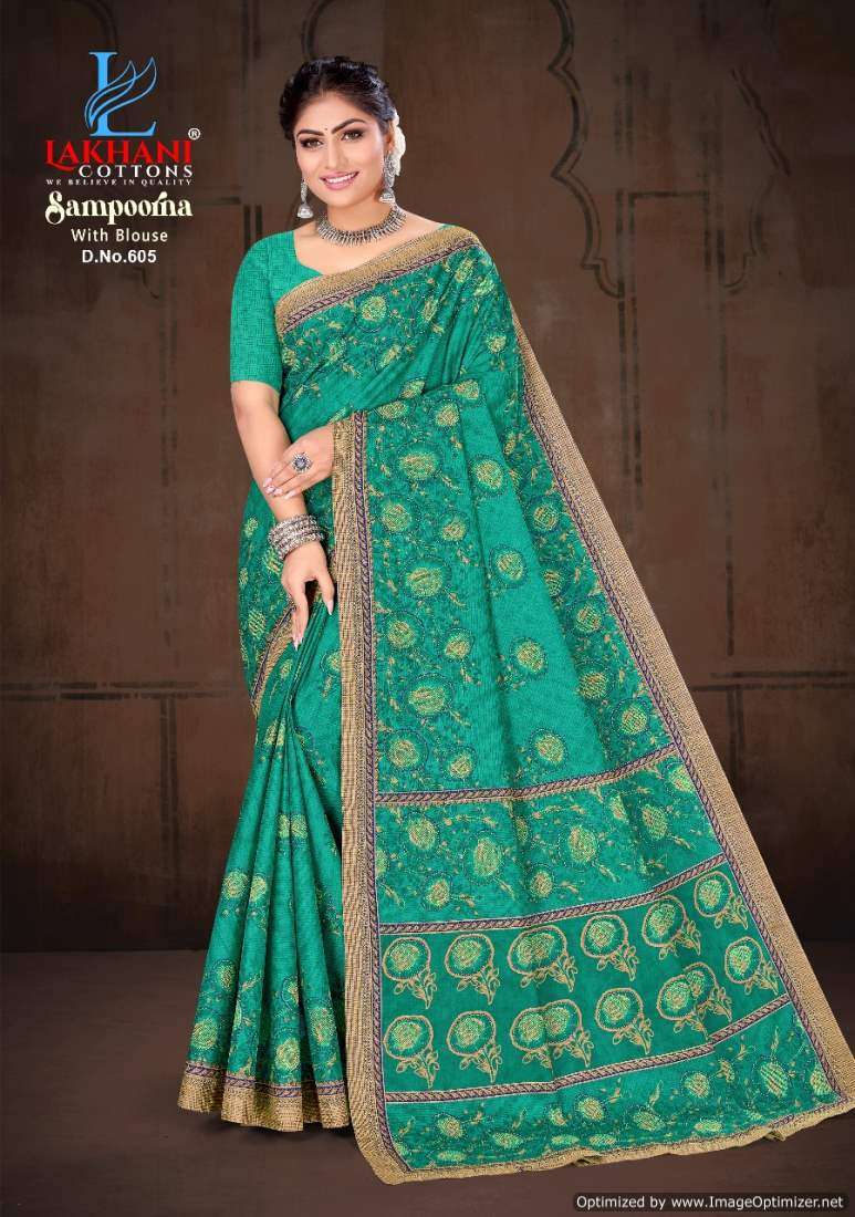 Lakhani Sampoorna Vol-6 – Cotton Sarees - Wholesale Catalog