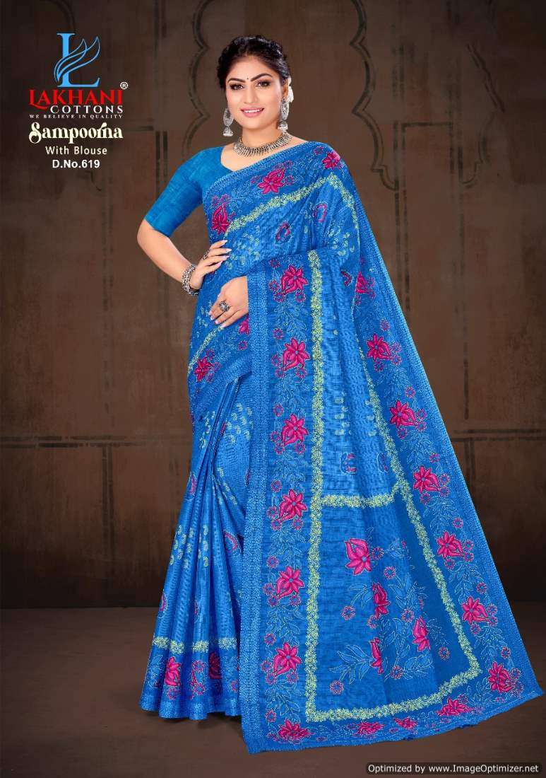 Lakhani Sampoorna Vol-6 – Cotton Sarees - Wholesale Catalog