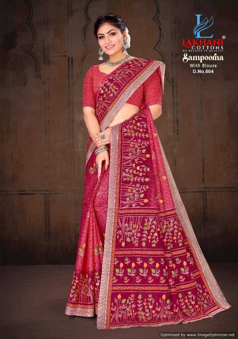 Lakhani Sampoorna Vol-6 – Cotton Sarees - Wholesale Catalog
