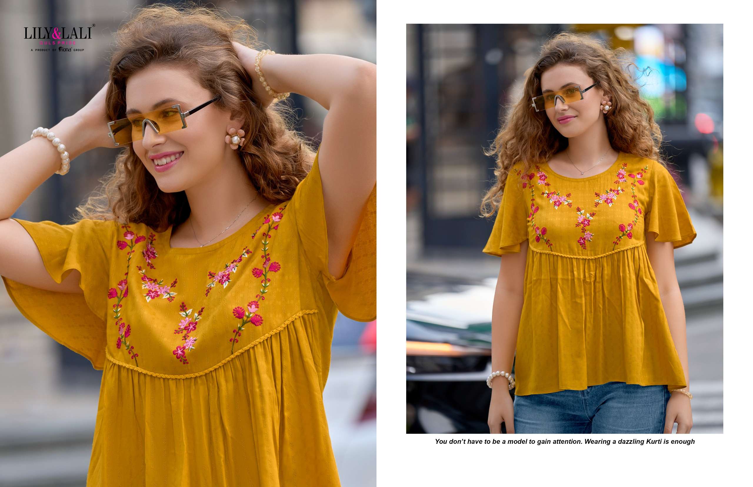 LILY & LALI MELODY-4 Kurti Wholesale catalog