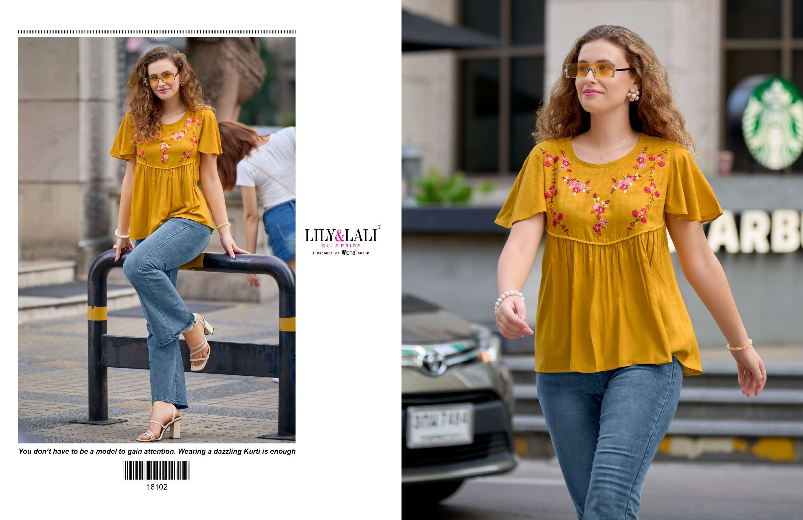 LILY & LALI MELODY-4 Kurti Wholesale catalog