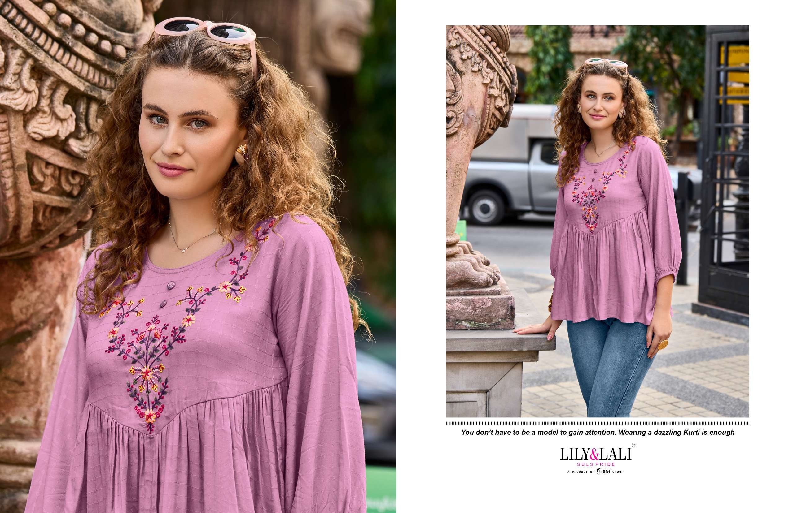 LILY & LALI MELODY-4 Kurti Wholesale catalog