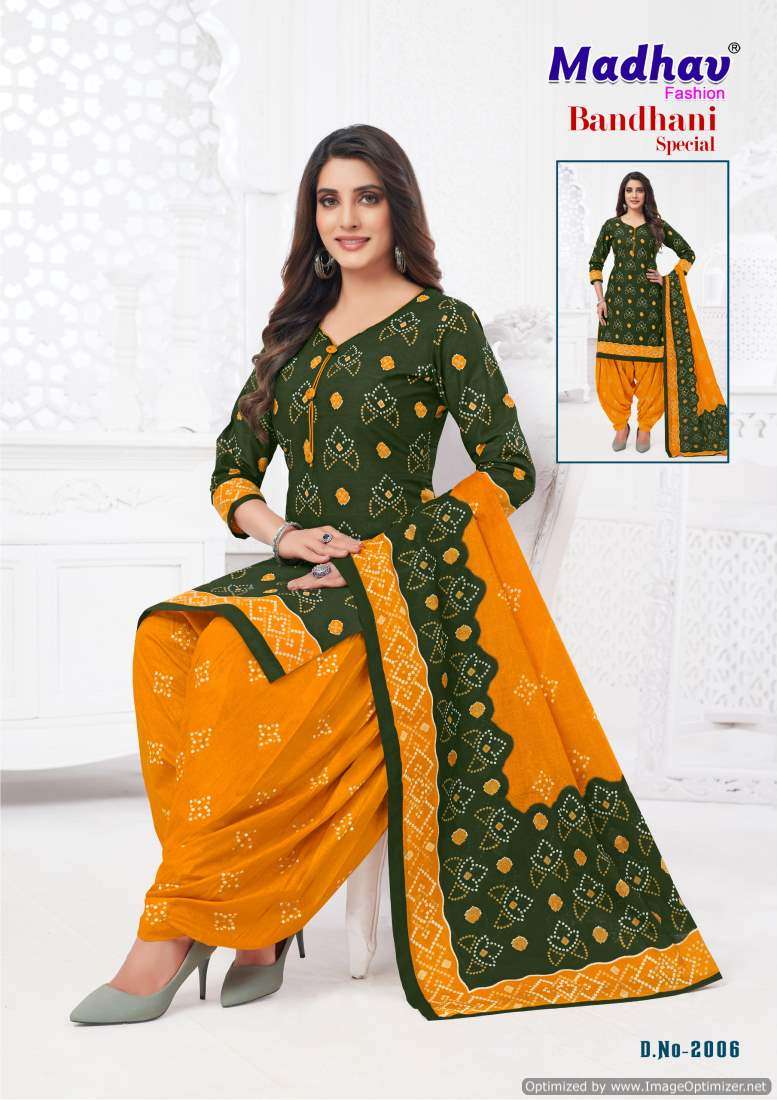 Madhav Bandhani Special Vol-2 – Dress Material - Wholesale Catalog