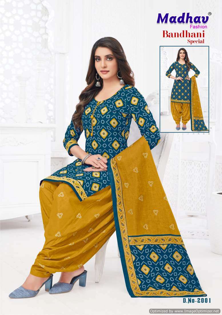 Madhav Bandhani Special Vol-2 – Dress Material - Wholesale Catalog