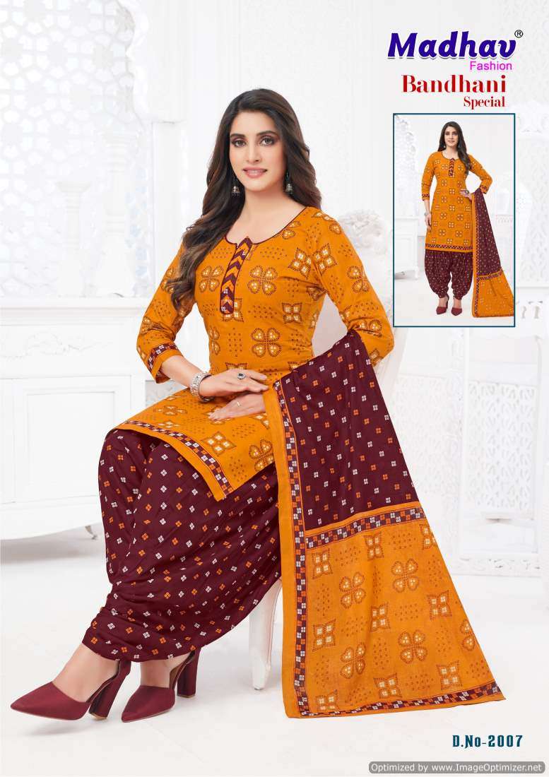 Madhav Bandhani Special Vol-2 – Dress Material - Wholesale Catalog