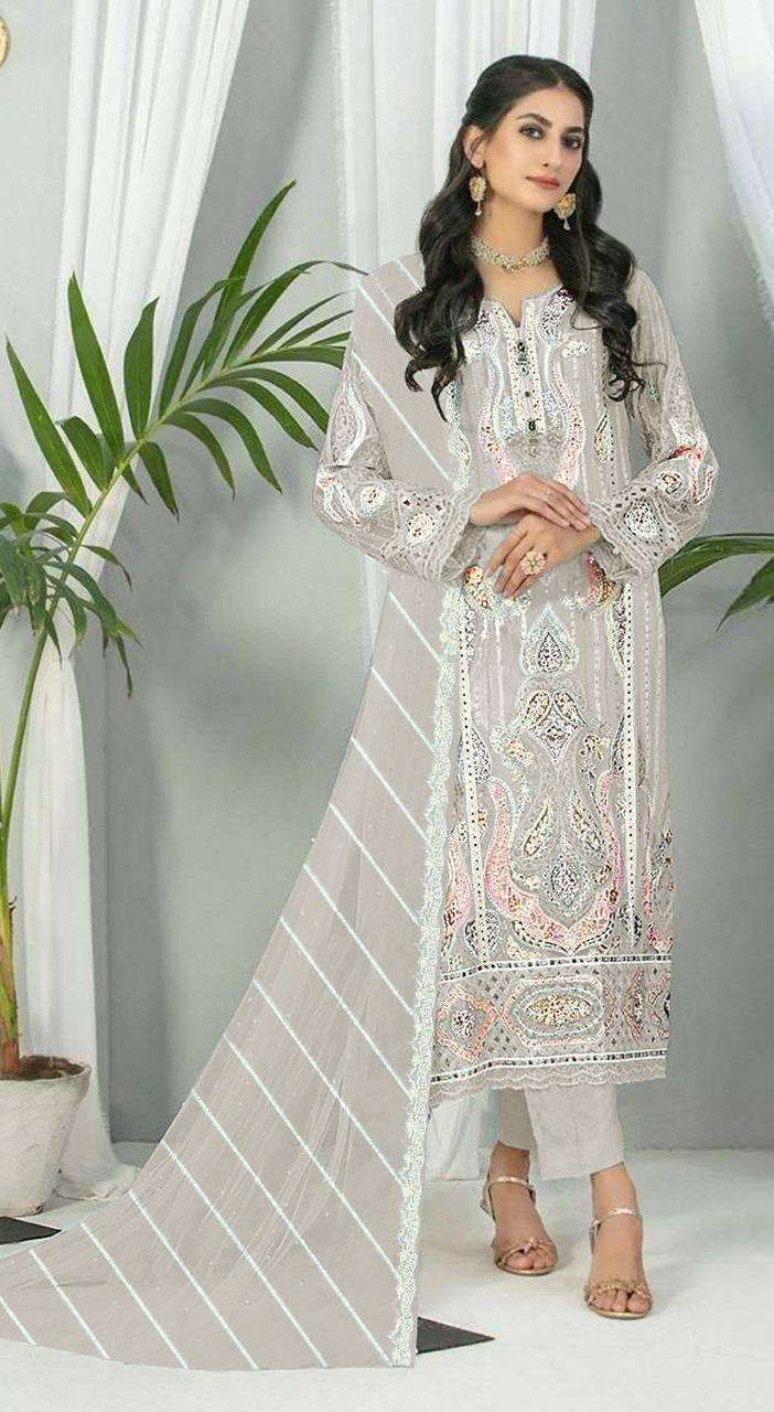 Mah E Rooh 5117 A To G Faux Georgette Salwar Suit Wholesale catalog
