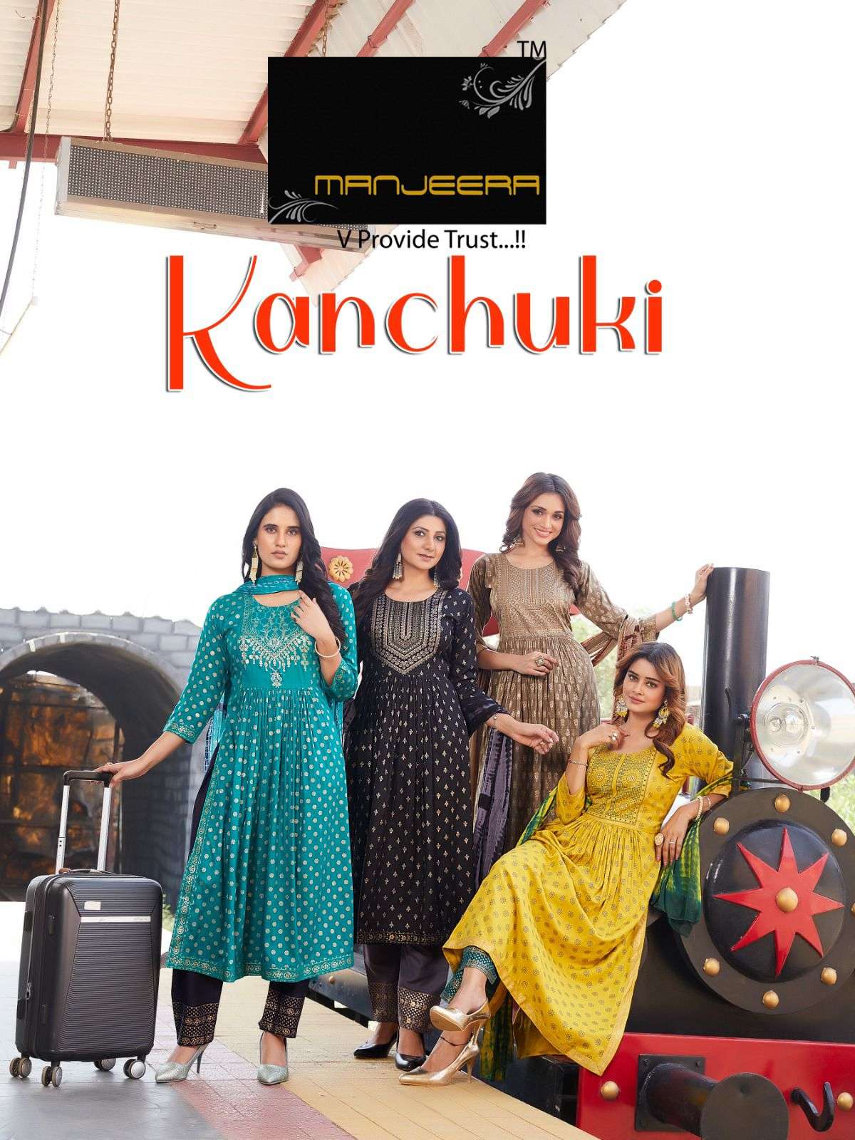 MANJEERA KANCHUKI Kurti Wholesale catalog