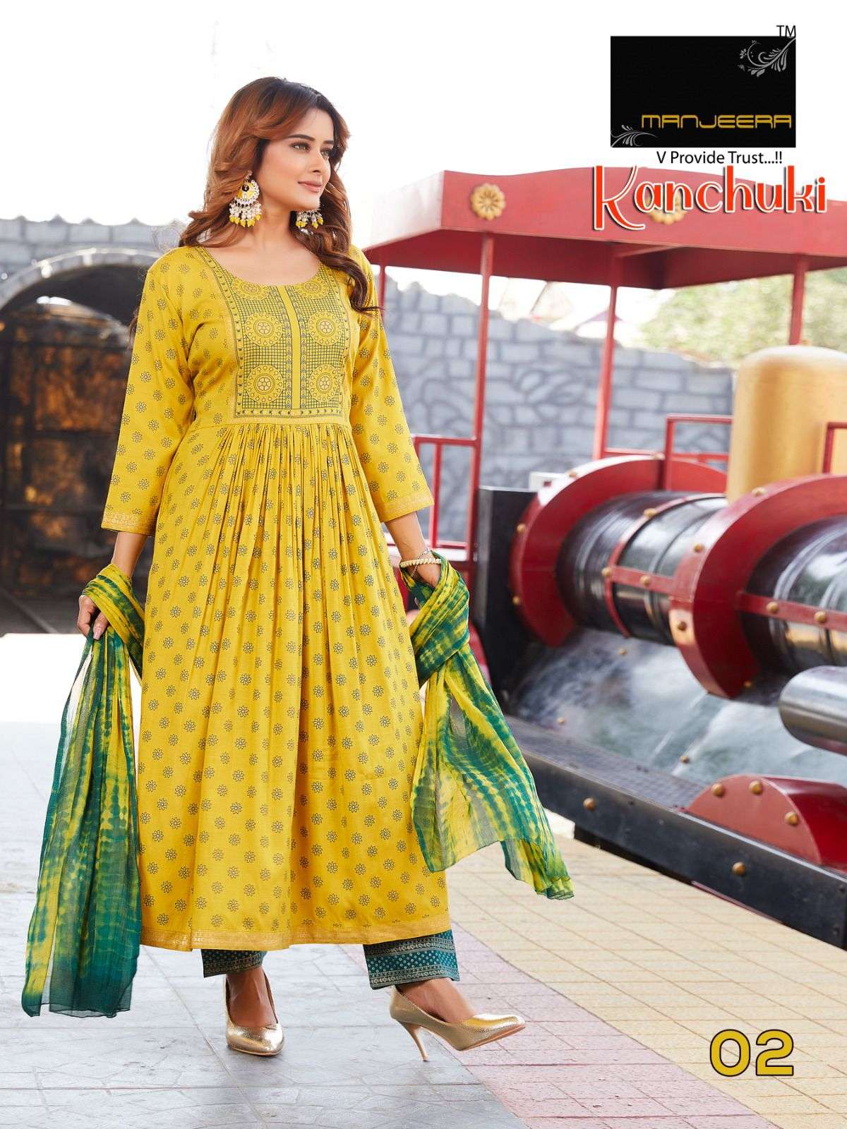MANJEERA KANCHUKI Kurti Wholesale catalog