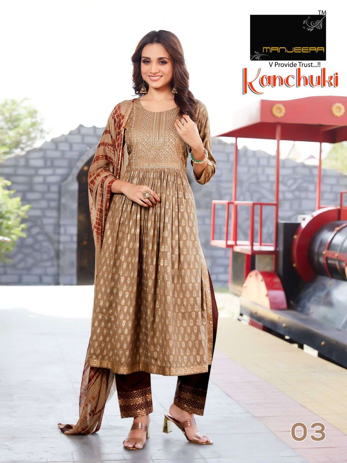 MANJEERA KANCHUKI Kurti Wholesale catalog