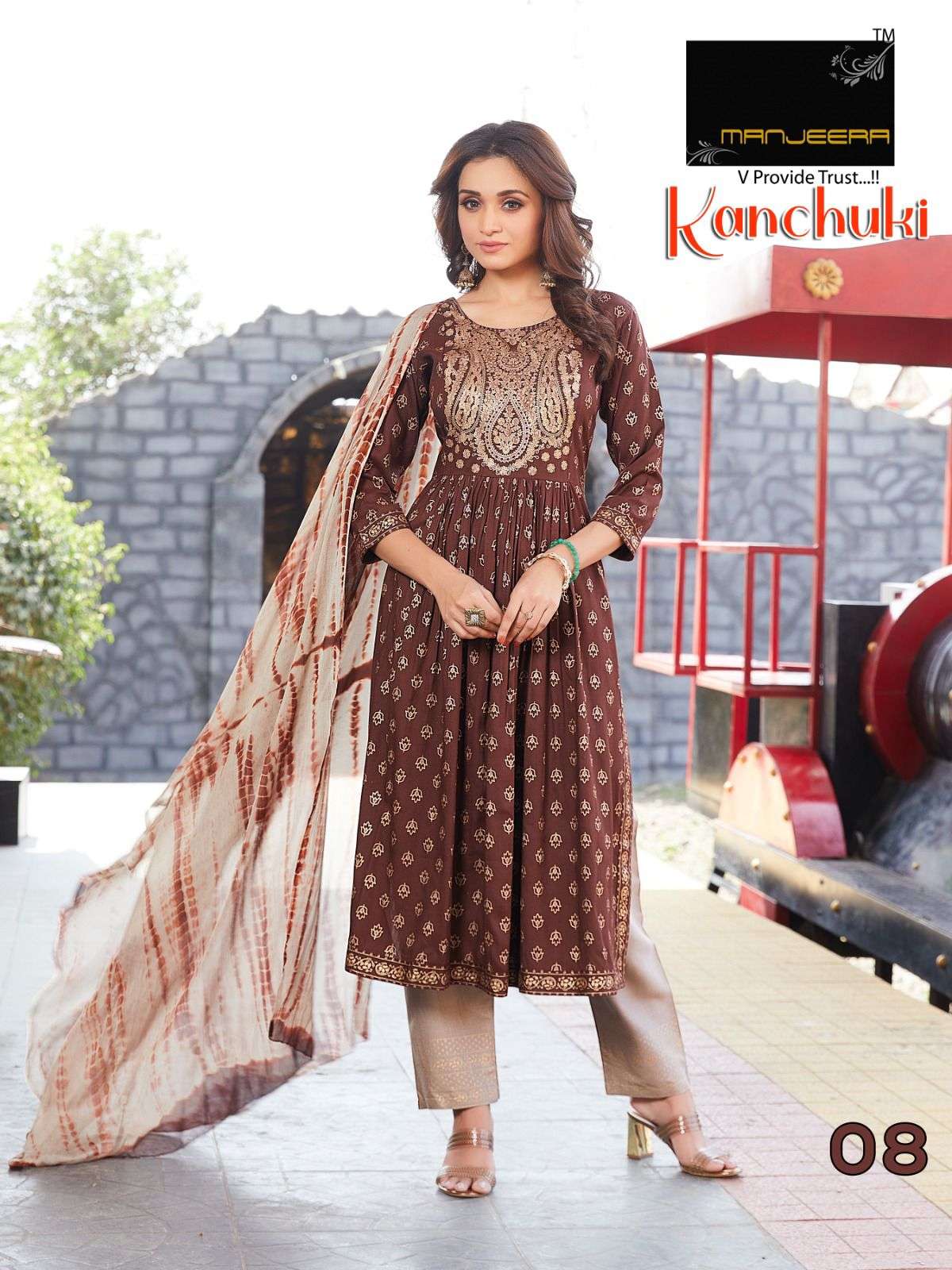 MANJEERA KANCHUKI Kurti Wholesale catalog
