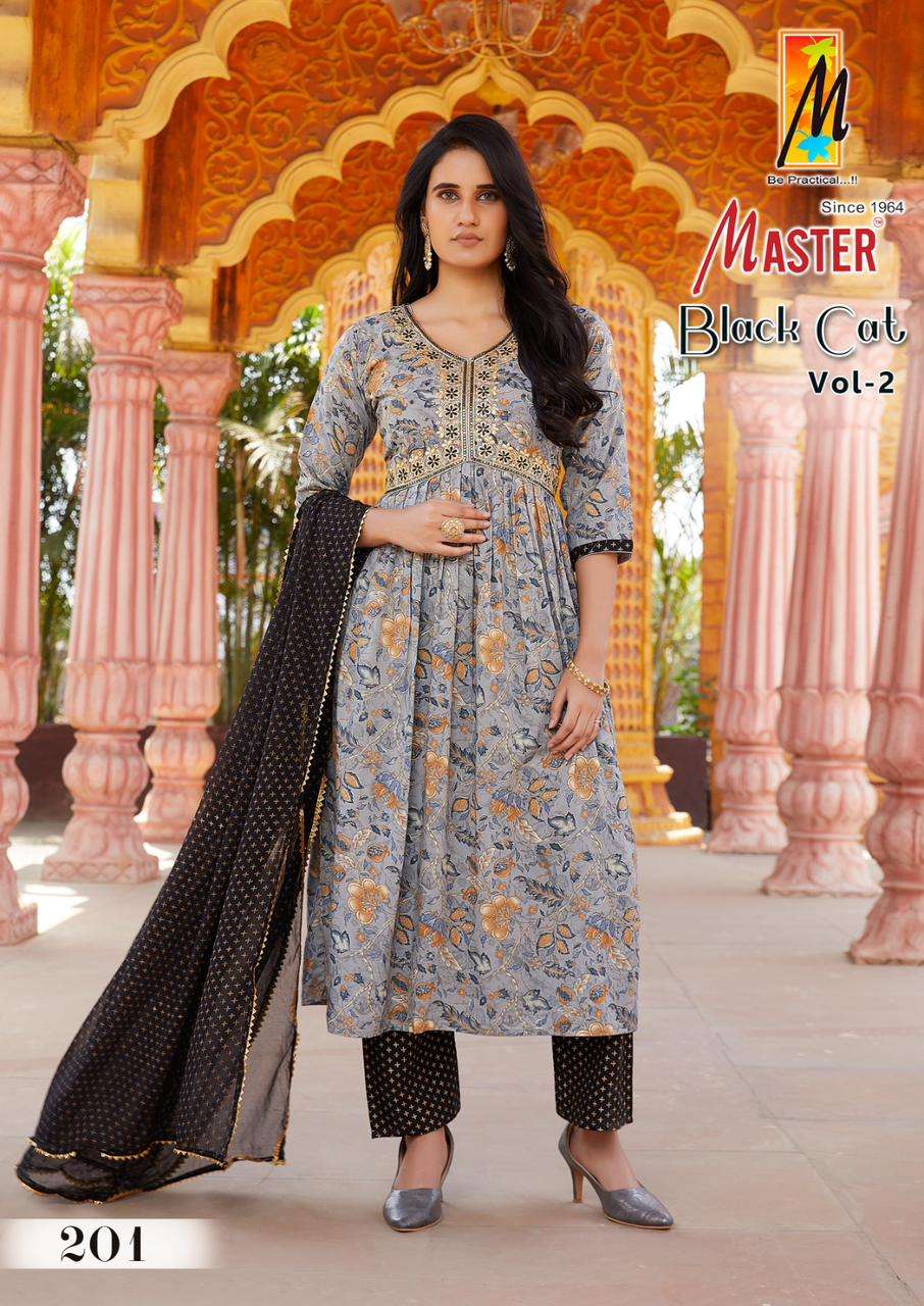 MASTER BLACK CAT AALIYA vol -2 Kurti Wholesale catalog