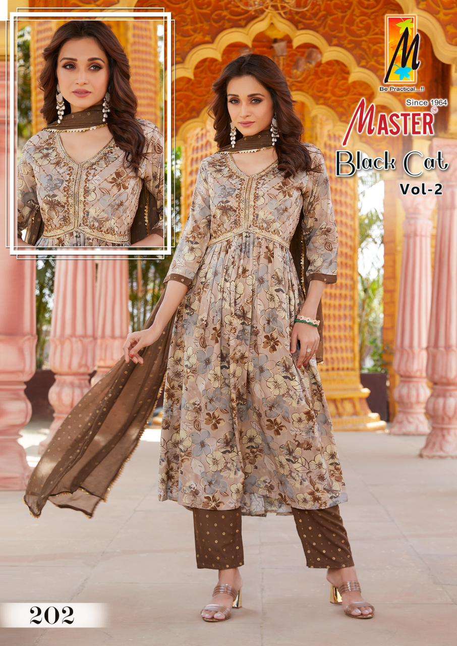 MASTER BLACK CAT AALIYA vol -2 Kurti Wholesale catalog