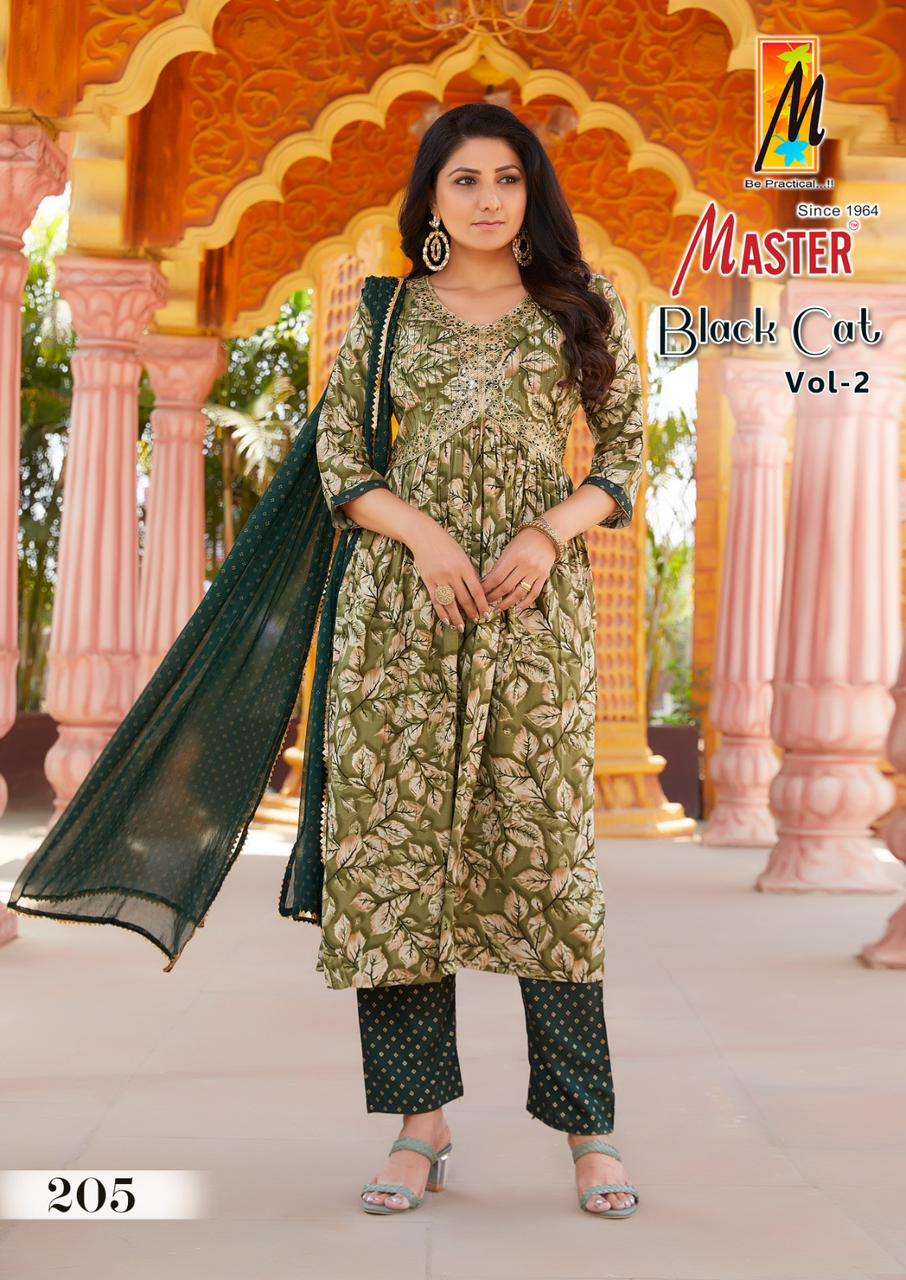 MASTER BLACK CAT AALIYA vol -2 Kurti Wholesale catalog