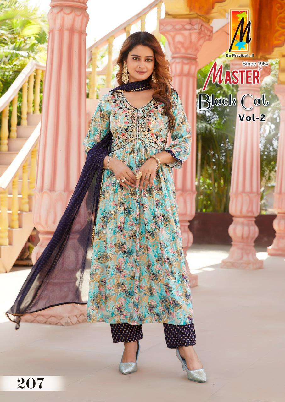 MASTER BLACK CAT AALIYA vol -2 Kurti Wholesale catalog
