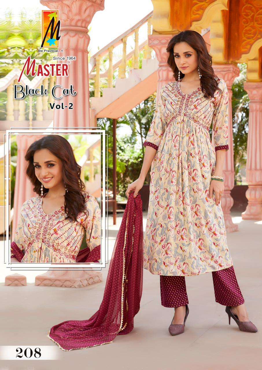 MASTER BLACK CAT AALIYA vol -2 Kurti Wholesale catalog