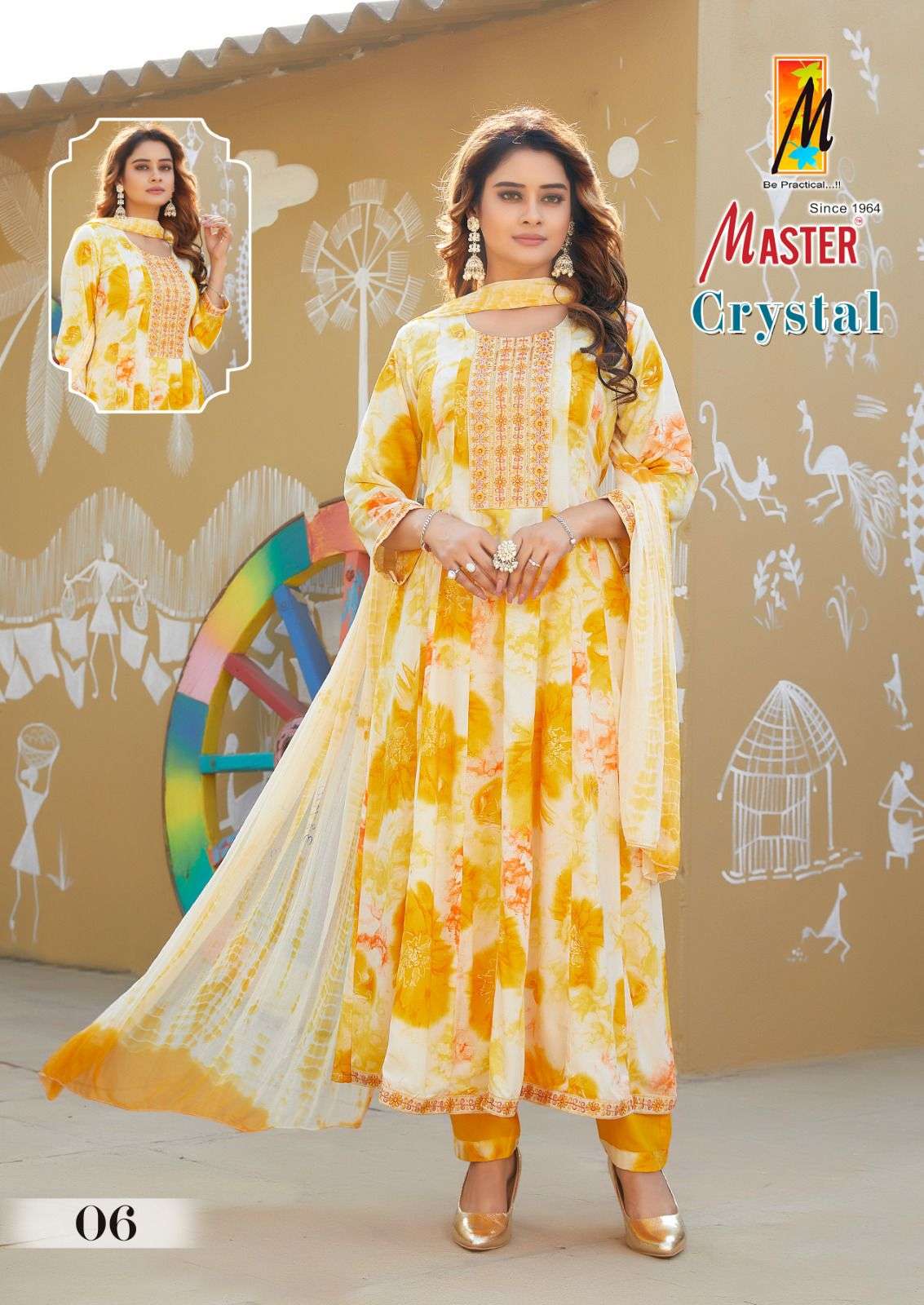 MASTER CRYSTAL GHERA Kurti Wholesale catalog