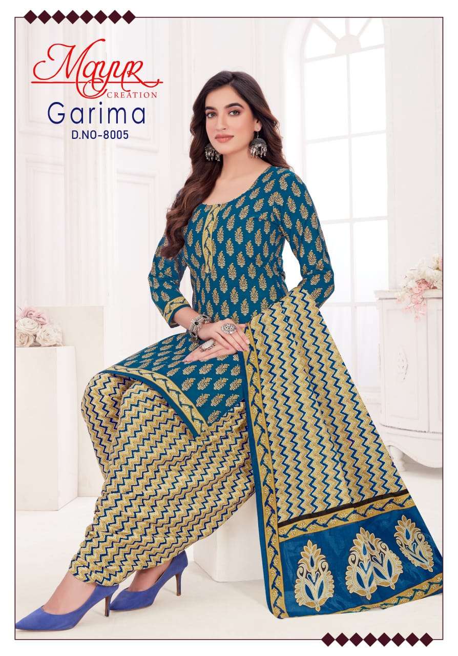 Mayur Garima Vol-8 – Dress Material - Wholesale Catalog