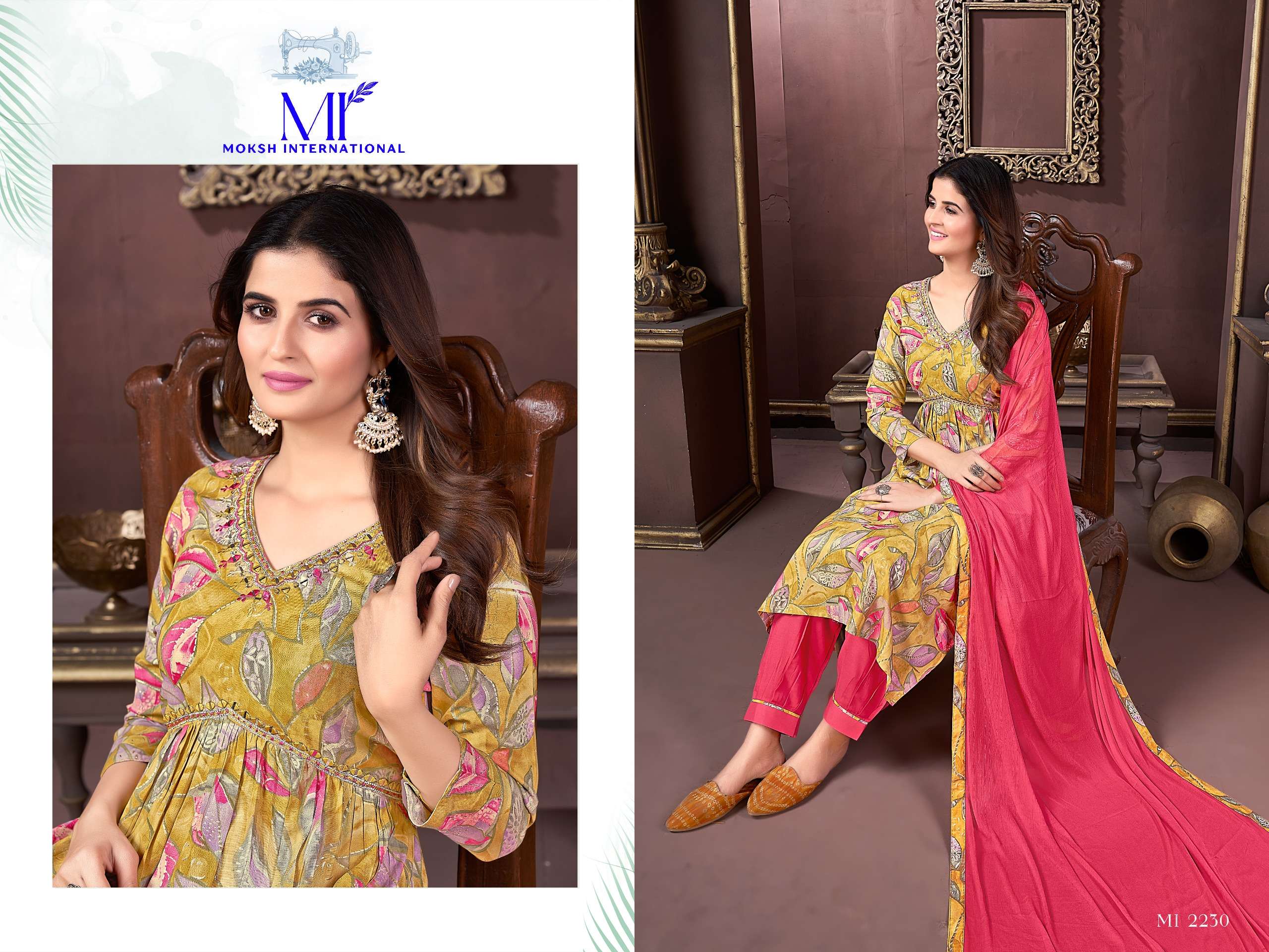 MOKSH INTERNATIONAL Afgani Alia Vol- 2 Kurti Wholesale catalog