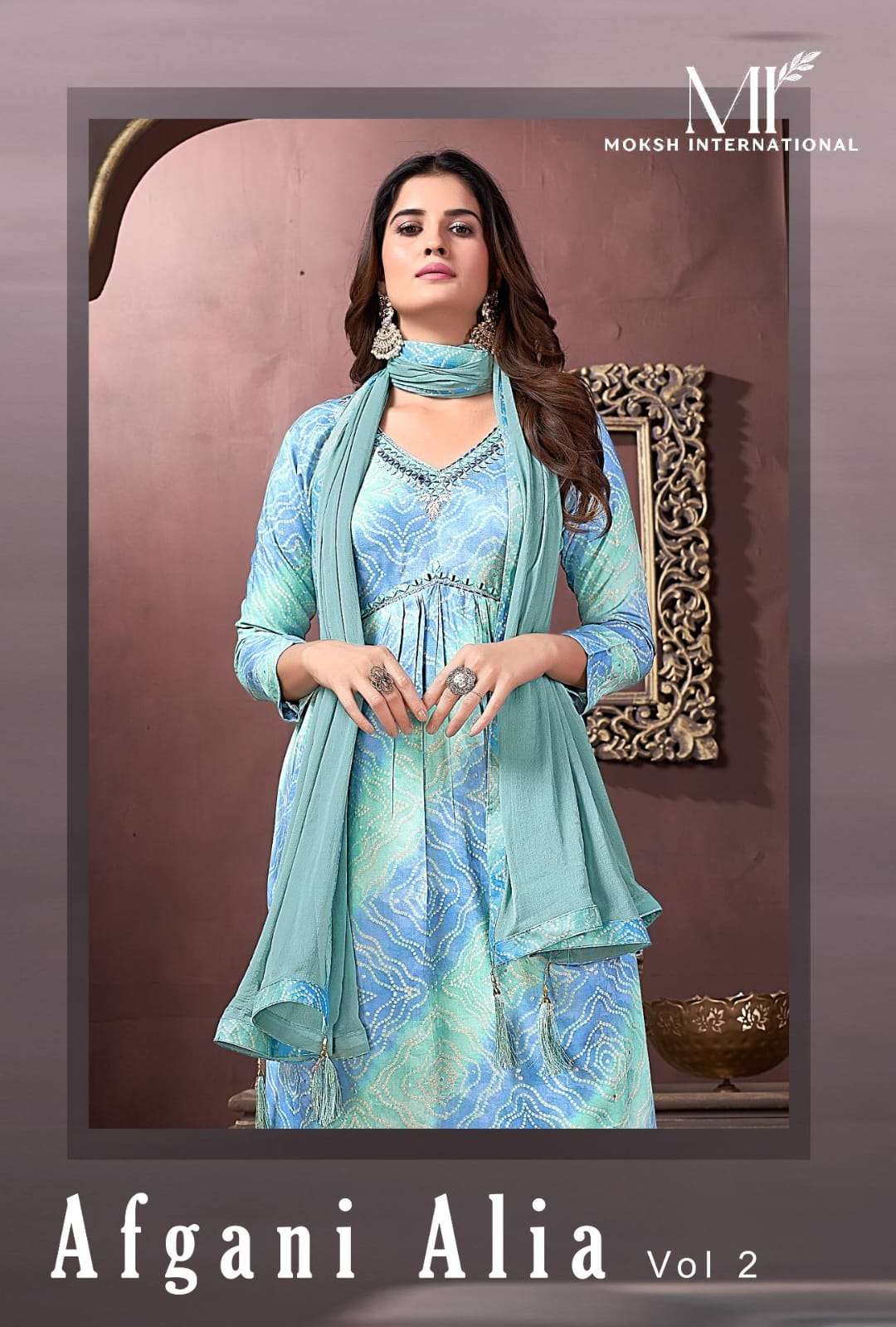 MOKSH INTERNATIONAL Afgani Alia Vol- 2 Kurti Wholesale catalog