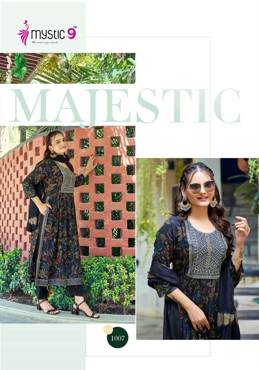 MYSTIC 9 BLACK BEAUTY Kurti Wholesale catalog