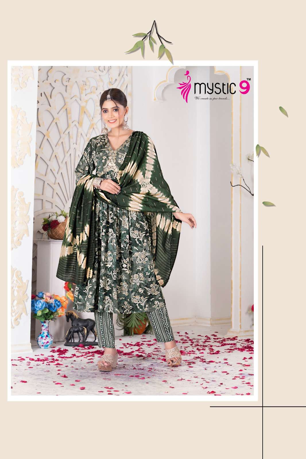 MYSTIC 9 POOJA VOL- 2 Kurti Wholesale catalog