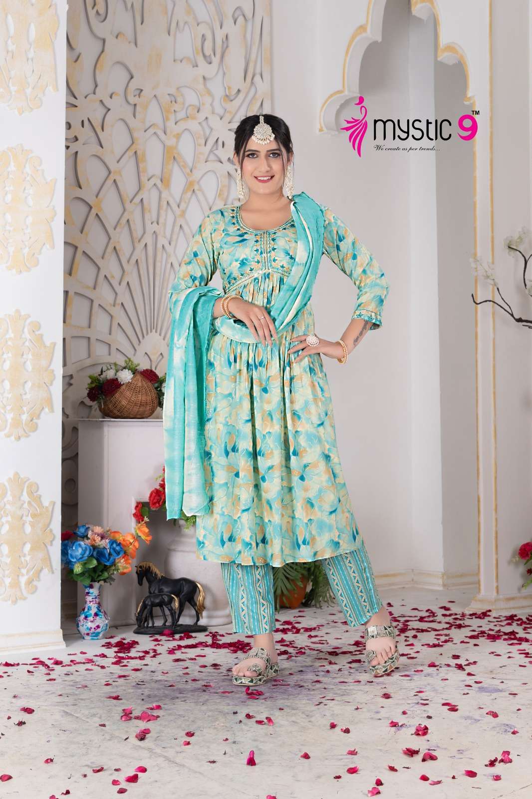 MYSTIC 9 POOJA VOL- 2 Kurti Wholesale catalog