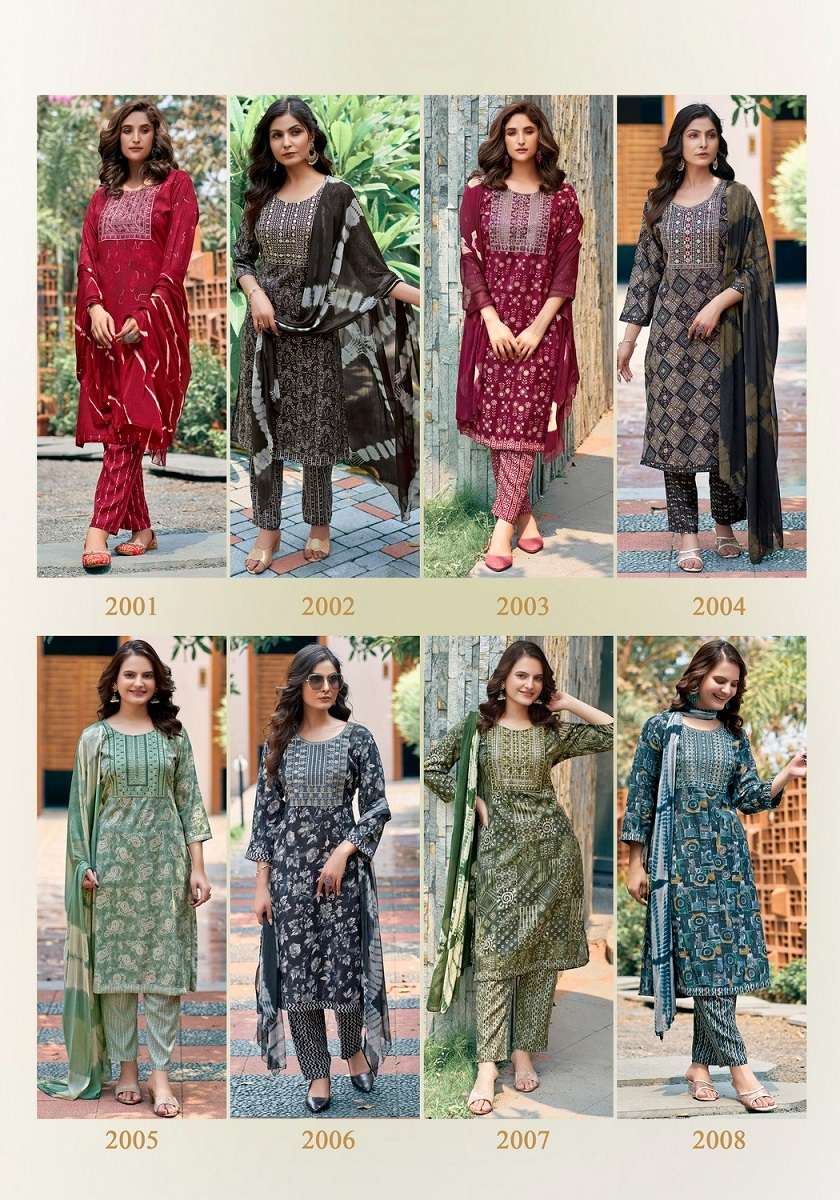 Mystic 9 Shagun Vol-2 – Kurti Pant With Dupatta - Wholesale Catalog