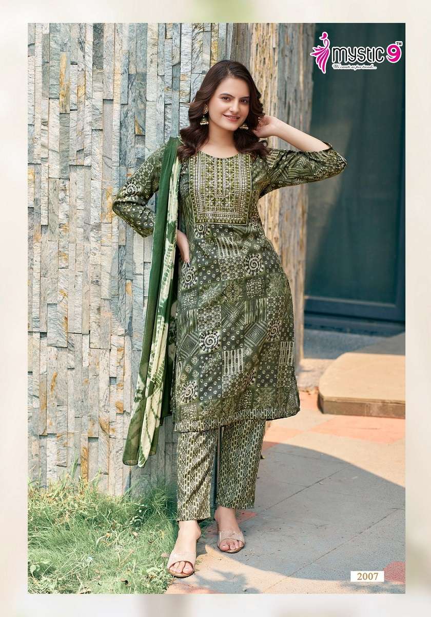 Mystic 9 Shagun Vol-2 – Kurti Pant With Dupatta - Wholesale Catalog