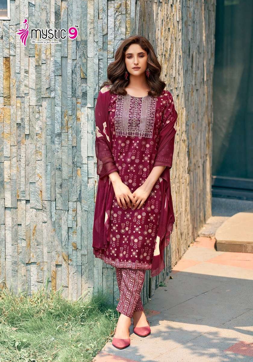 Mystic 9 Shagun Vol-2 – Kurti Pant With Dupatta - Wholesale Catalog