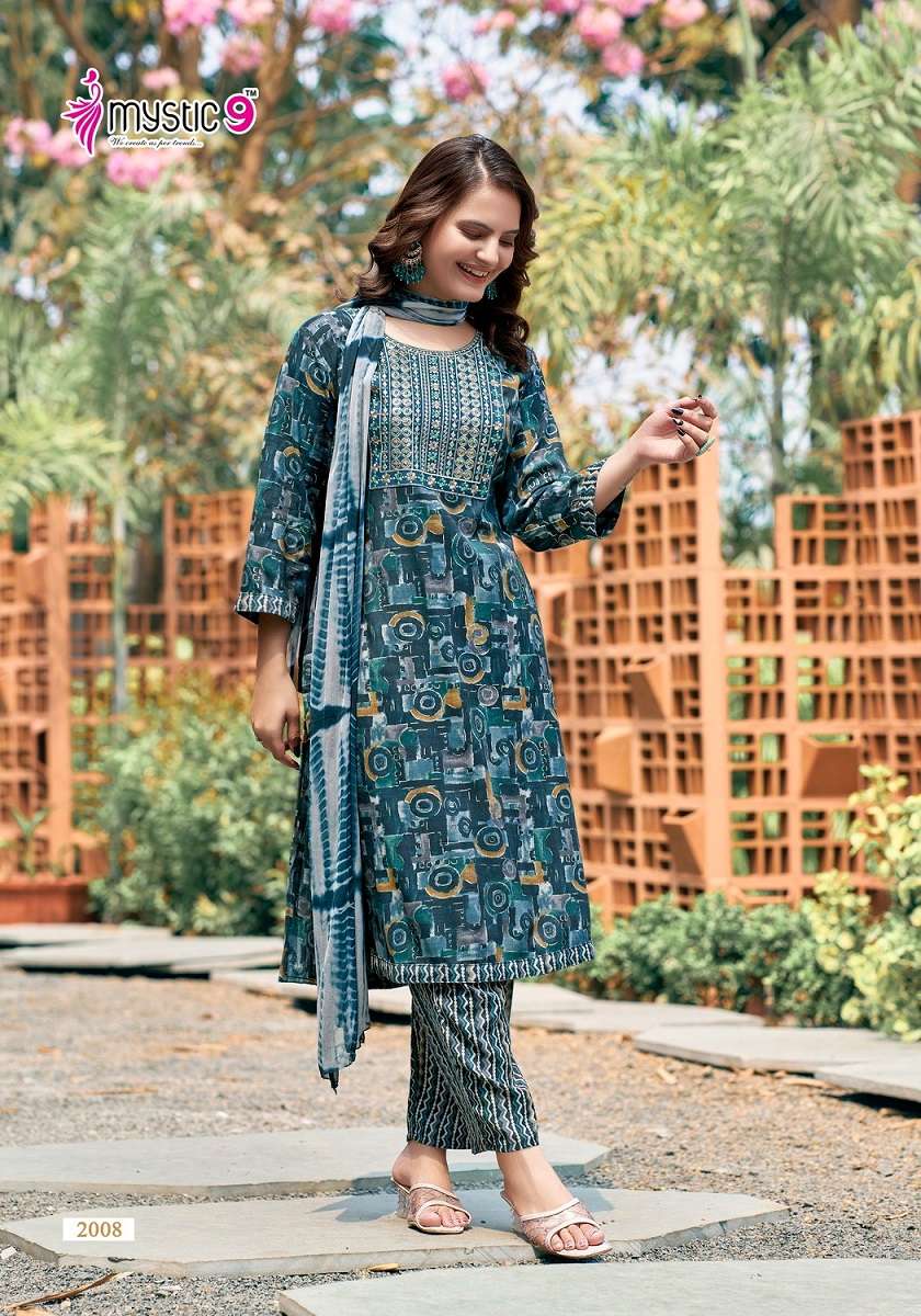 Mystic 9 Shagun Vol-2 – Kurti Pant With Dupatta - Wholesale Catalog