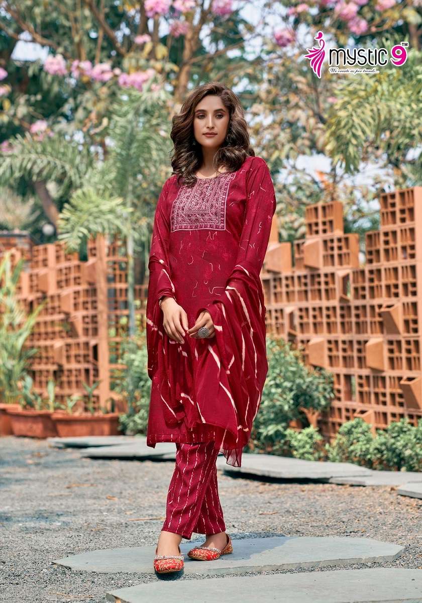 Mystic 9 Shagun Vol-2 – Kurti Pant With Dupatta - Wholesale Catalog